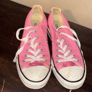 Pink Canvas Sneakers